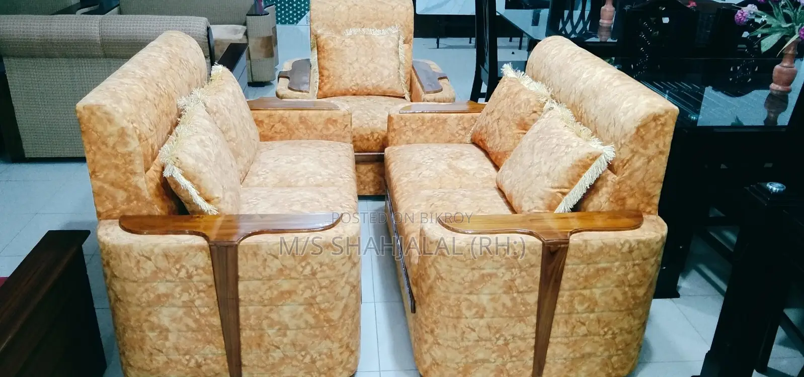 sofa set rolar hata model 2+2+1