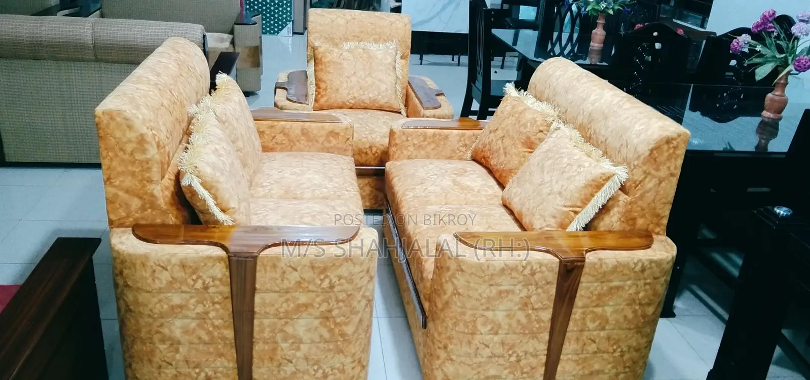 sofa set rolar hata model 2+2+1