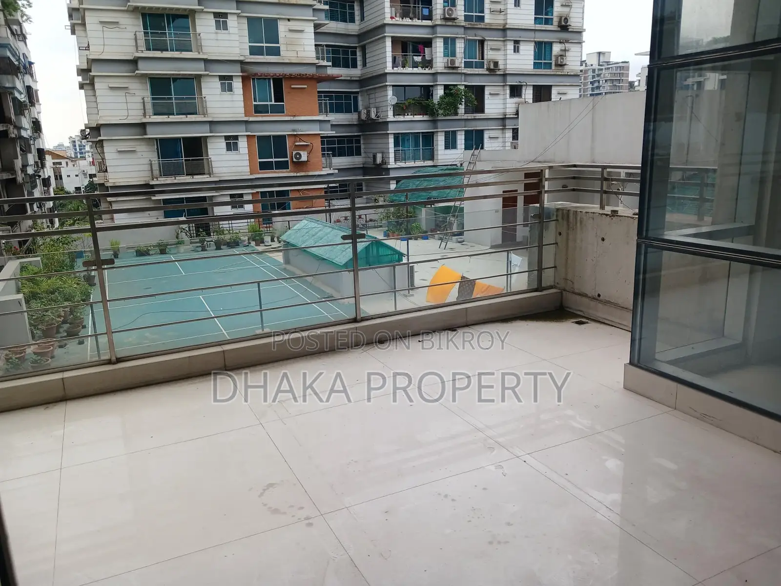 4800sqFt.Gym Swimming pool sunlight flat rent at Gulshan 2