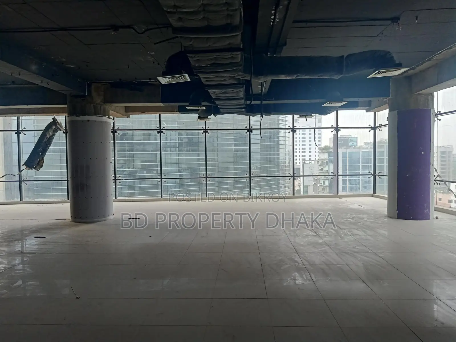 15800 Sqft Open Commercial Space Rent in Banani