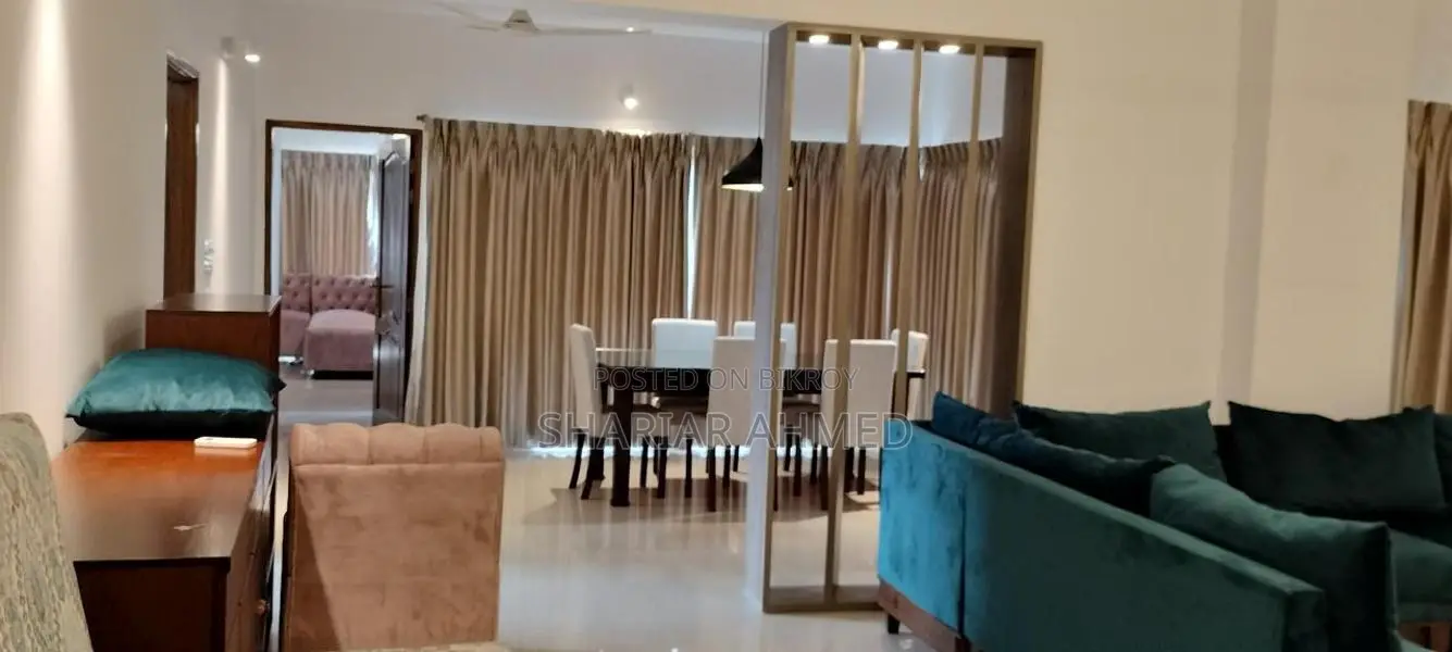4-Bed 3200 SqFt Fully Furnished Flat for Rent in Gulshan 2