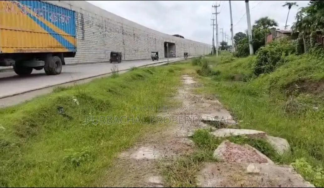 VIP 25 Decimal Land for Sale Adjacent to Purbachal Asian Highway