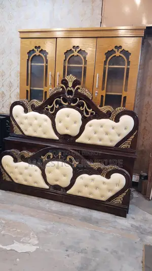 New Bed 5/7 Feet Leather. M # 5534