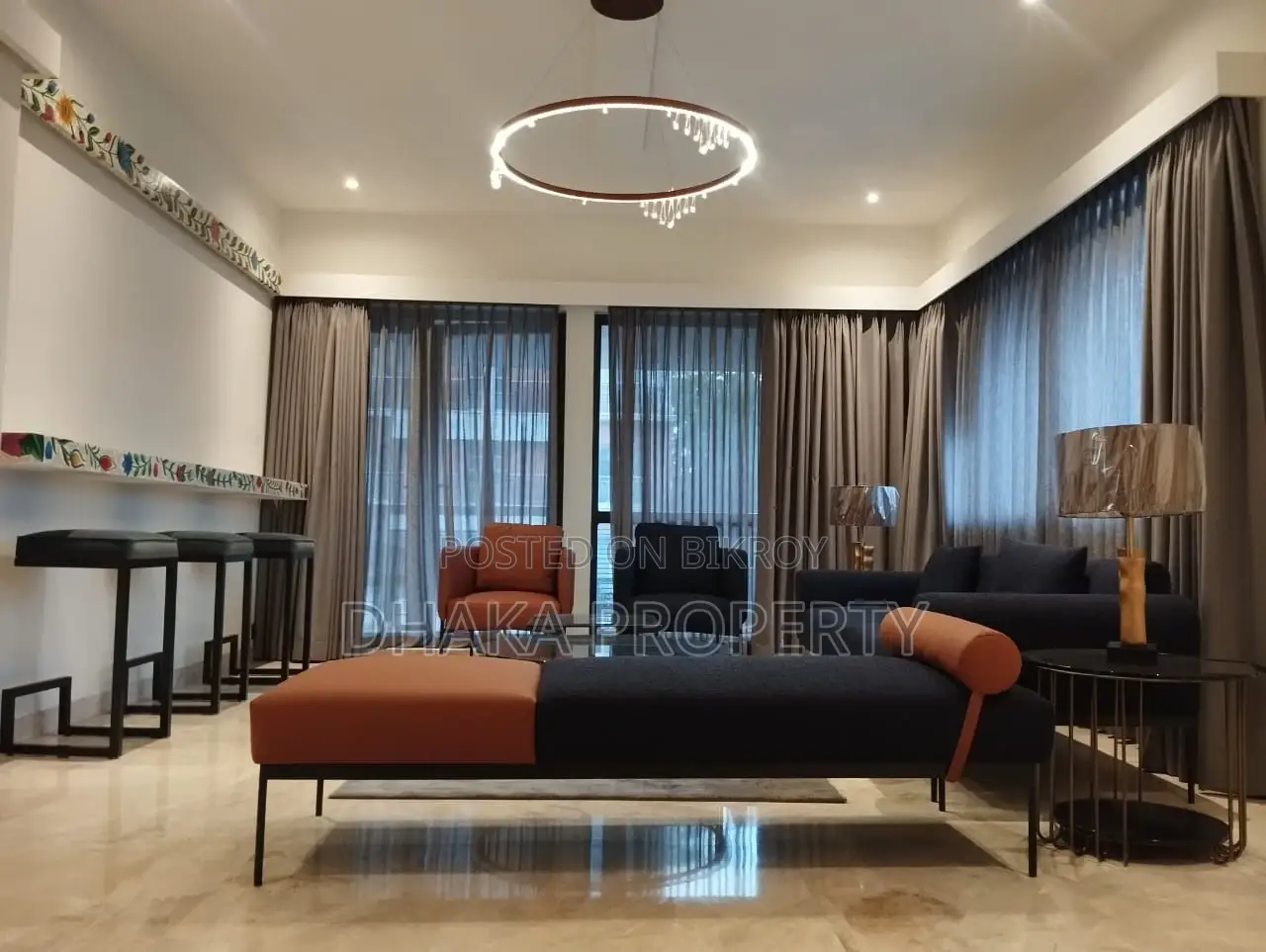 4000sqFt.Luxurious Gym Swimming Pool Apartment Rent at Baridhara DMZ.