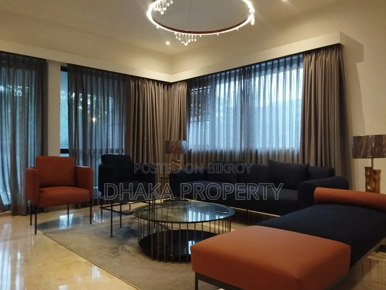 4000sqFt.Luxurious Gym Swimming Pool Apartment Rent at Baridhara DMZ.