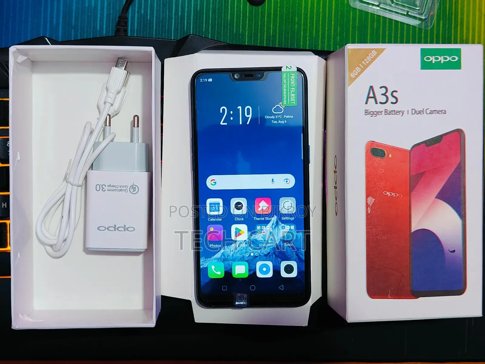 Oppo A3s 256 GB Pink