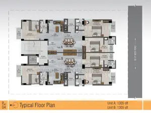 South Facing Luxurious Flat Sell at Priyanka Runway City.