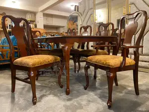 Set Of 8 Georgian Vintage Horse Hoof Dining Chairs