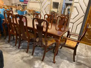 Set Of 8 Georgian Vintage Horse Hoof Dining Chairs