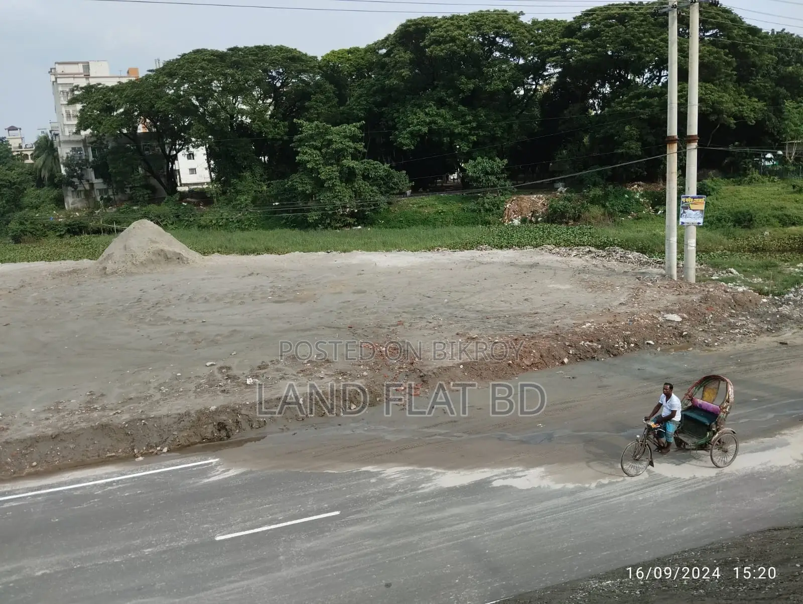 45 decimal plot next to highway road in Savar