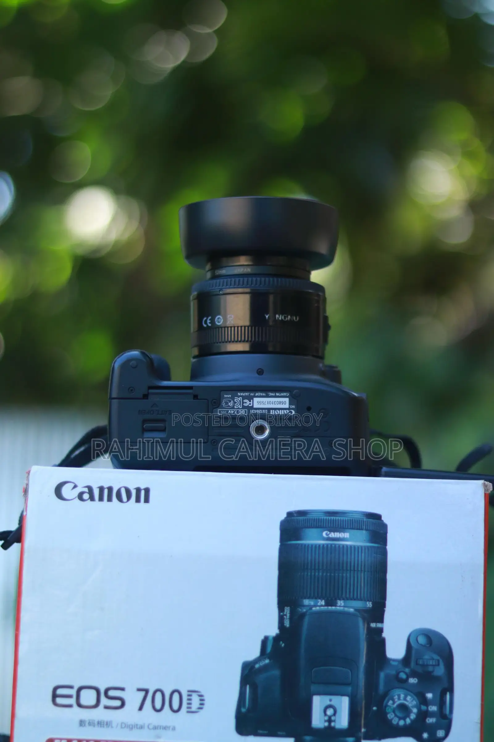 Canon 700D with 50mm prime lens 1.8 supper fresh, box condition