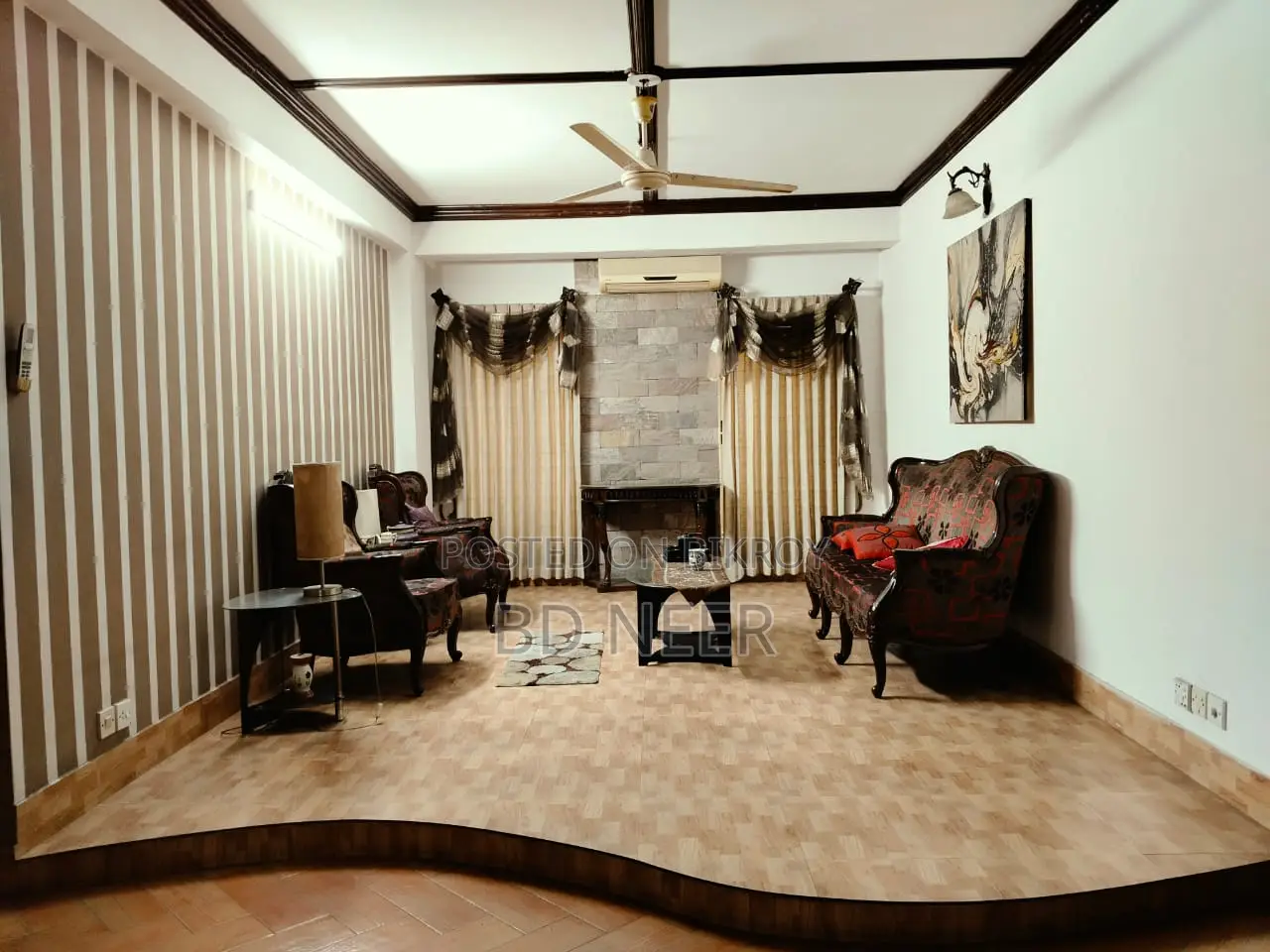 Furnished 3 Bedroom Flat Rent in Gulshan-1