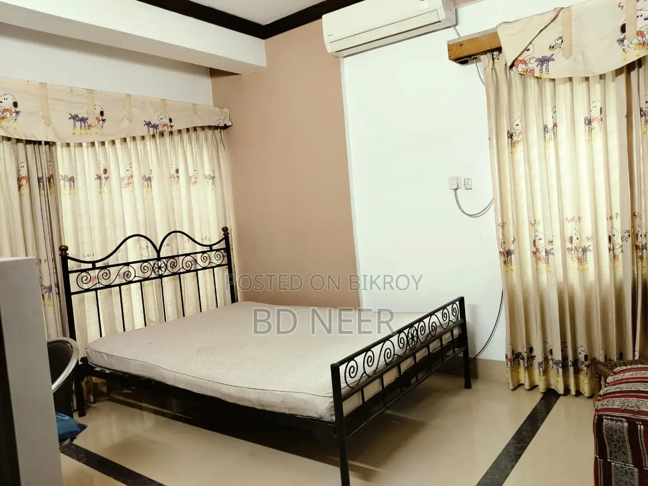 Furnished 3 Bedroom Flat Rent in Gulshan-1