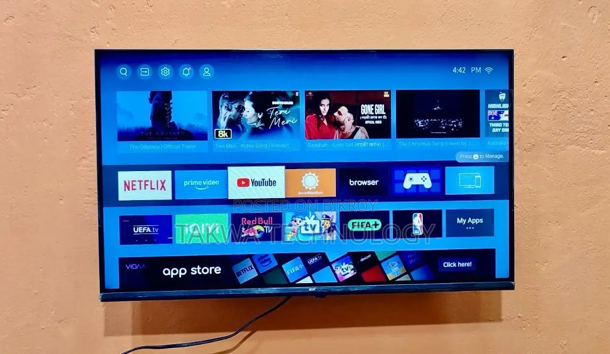 Eco+ 32" Frameless Google Voice Control TV