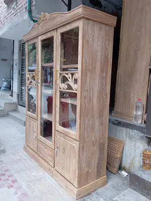 Showcase made of 5x6 ft Chittagong Teak Wood