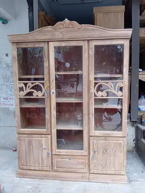Showcase made of 5x6 ft Chittagong Teak Wood