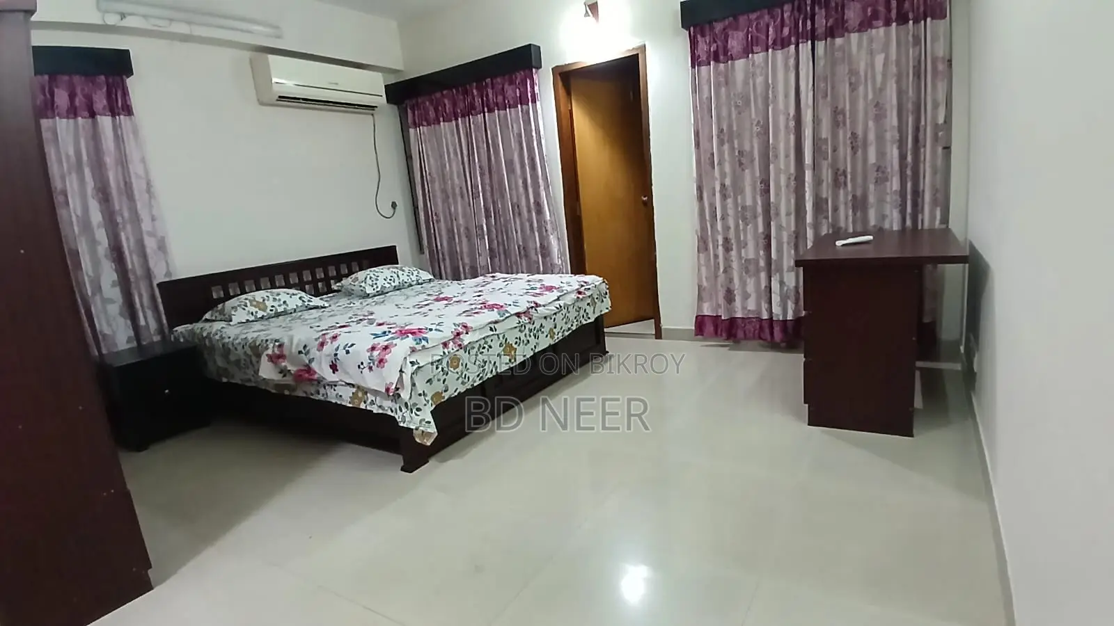 Furnished 3 Bedroom Flat Rent in Gulshan-1