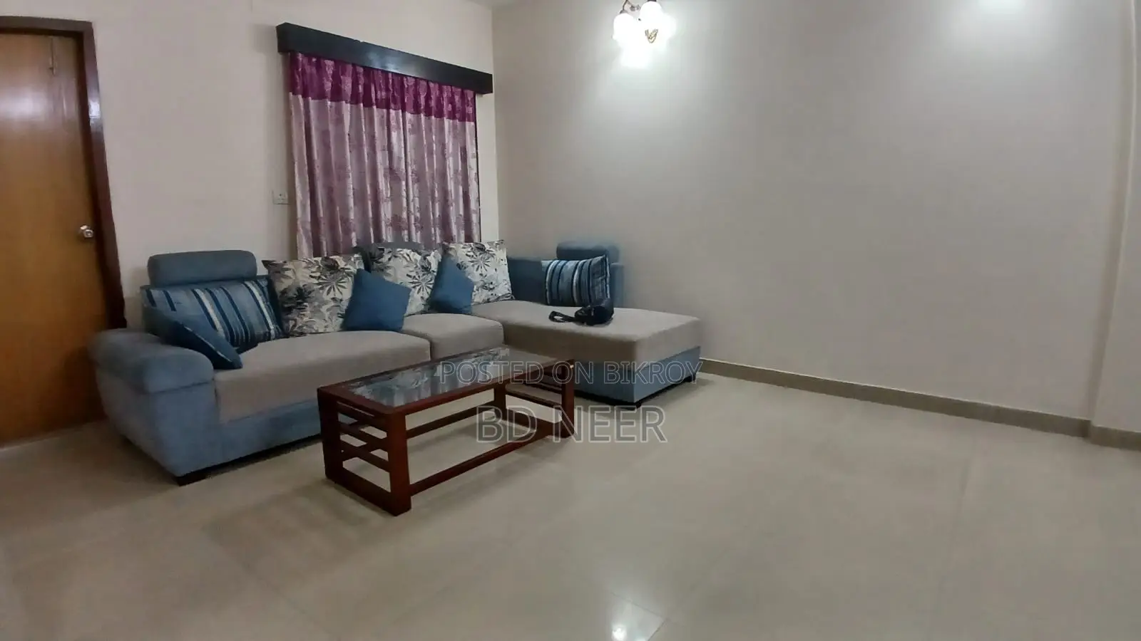 Furnished 3 Bedroom Flat Rent in Gulshan-1