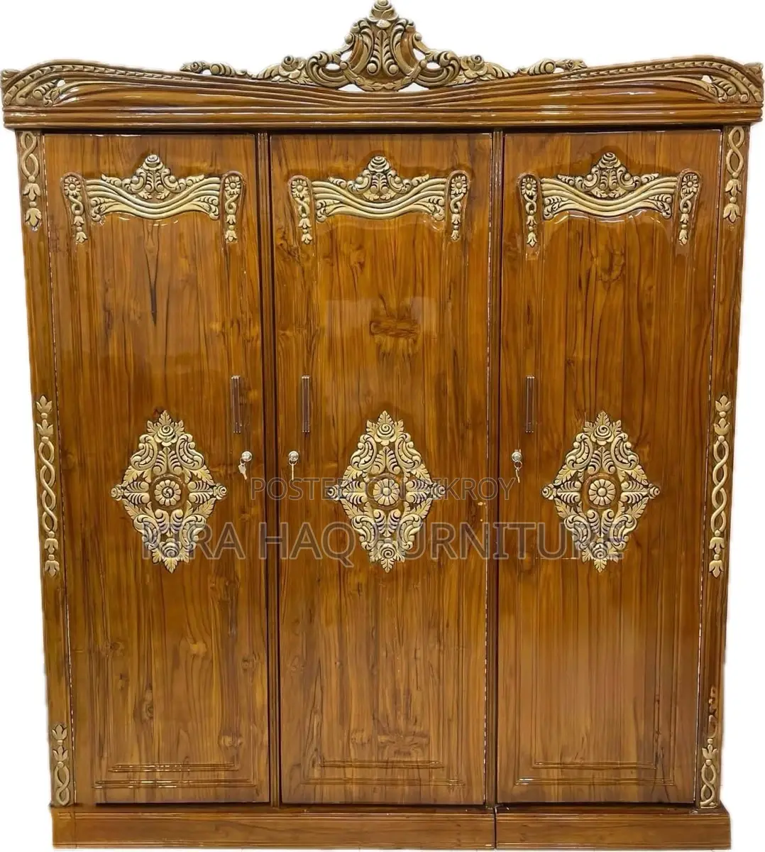 Teak Wood Almirah with 10% Discount and 1-Year EMI
