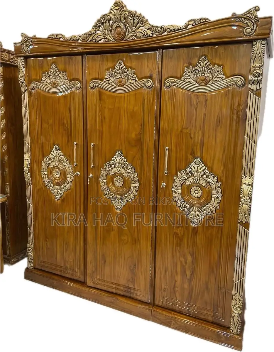 Teak Wood Almirah with 10% Discount and 1-Year EMI