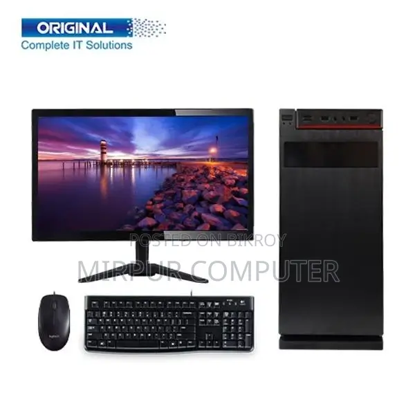Desktop PC Core i7 3rd Gen 22" LED RAM 16GB HD 500GB White Borderless Monitor