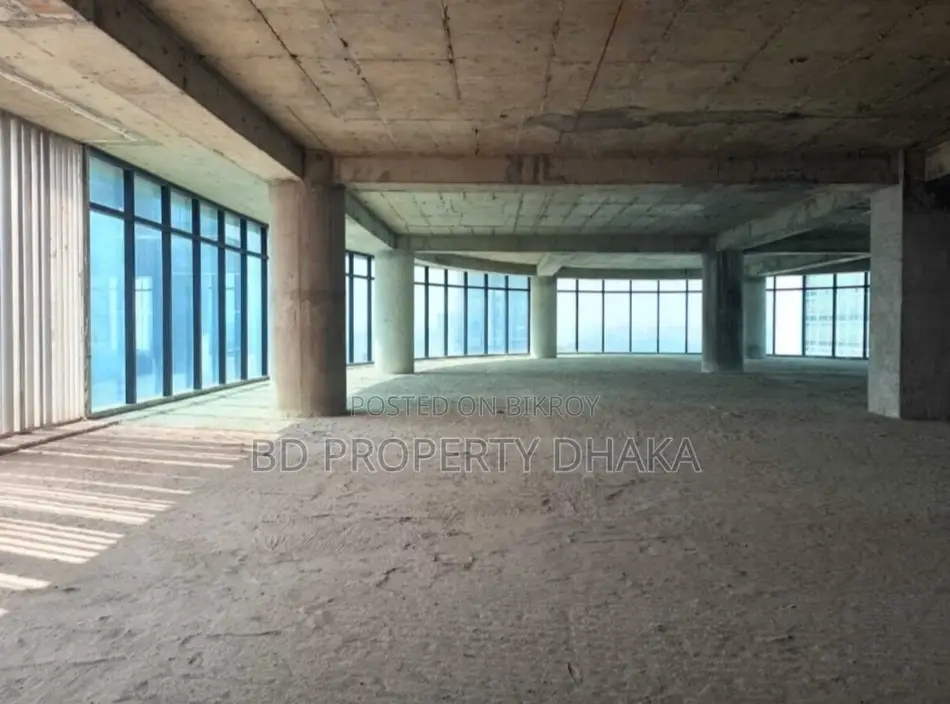 8500 Sqft Open Commercial Space New Restaurant/office Rent in Gulshan
