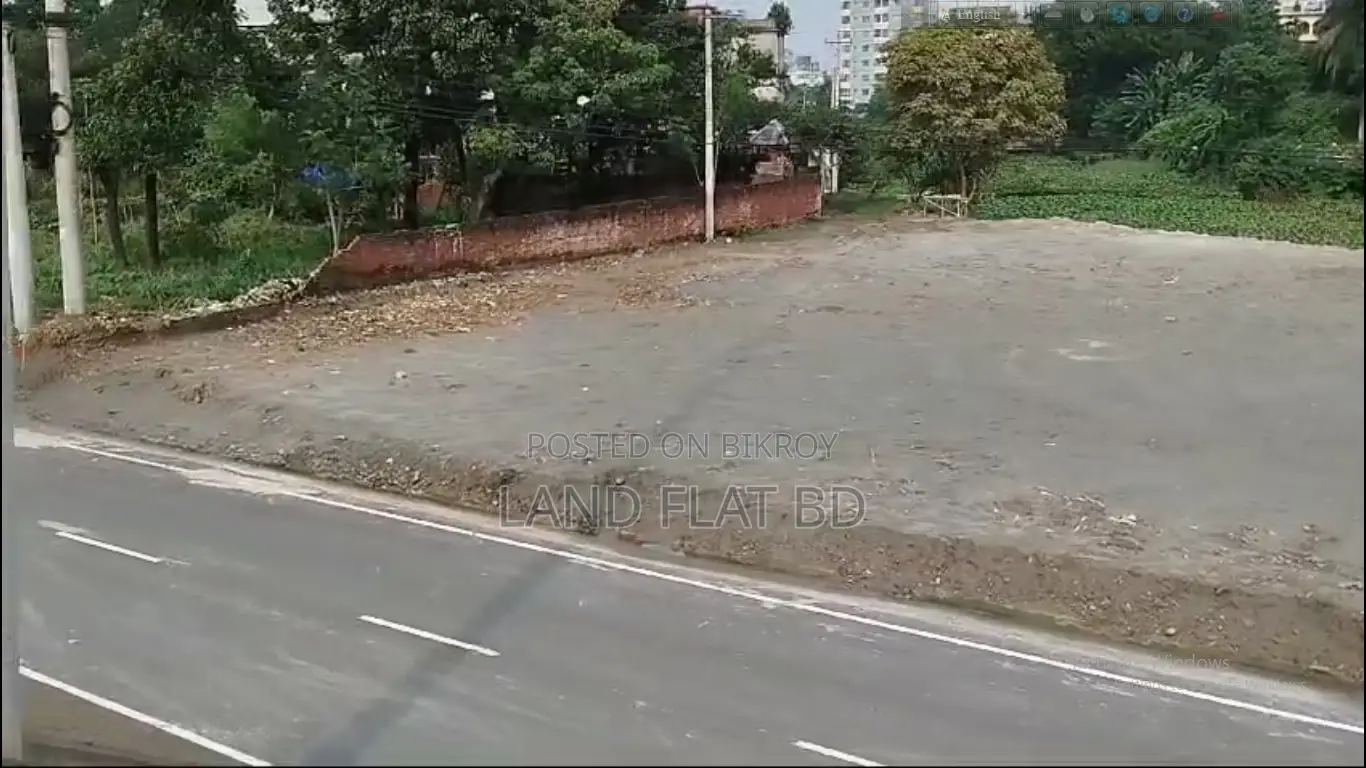Commercial plot adjacent to highway road in Savar