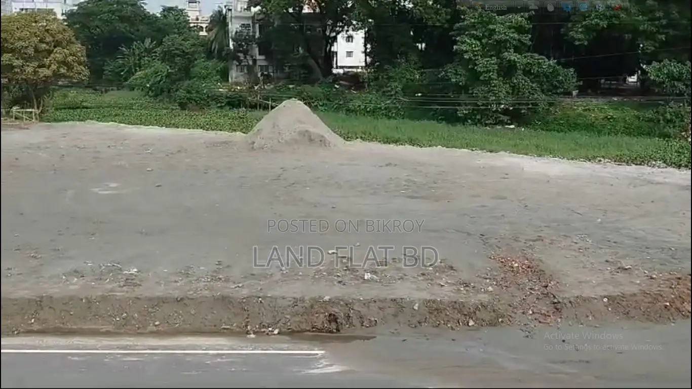 Commercial plot adjacent to highway road in Savar