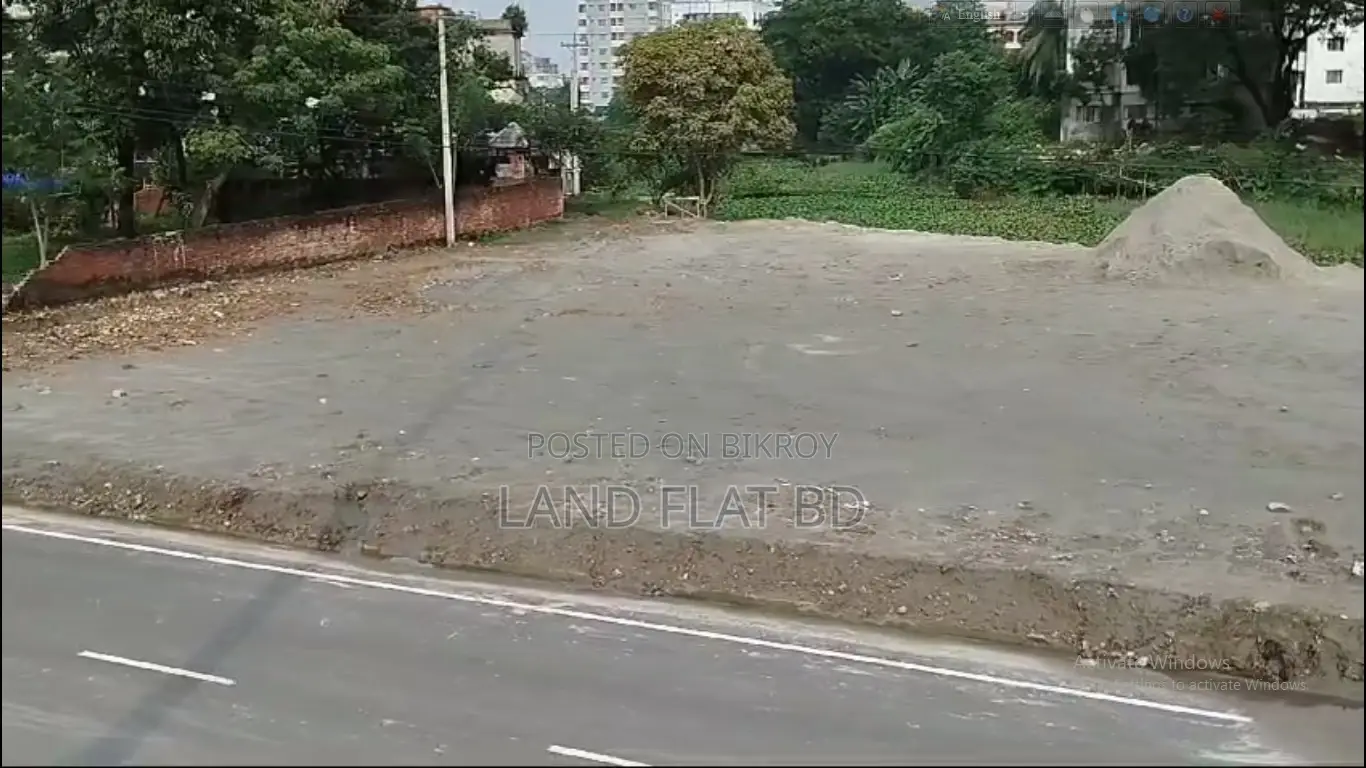 Commercial plot adjacent to highway road in Savar