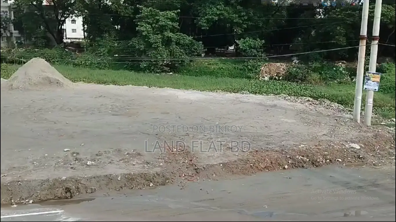 Commercial plot adjacent to highway road in Savar
