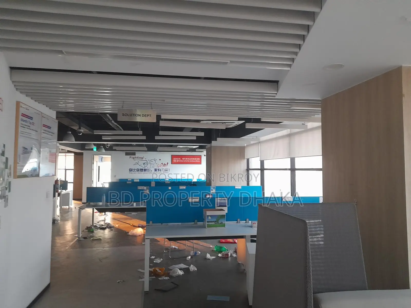 6070 Sqft Open Semi Furnished Commercial Space Rent In Gulshan Avenue