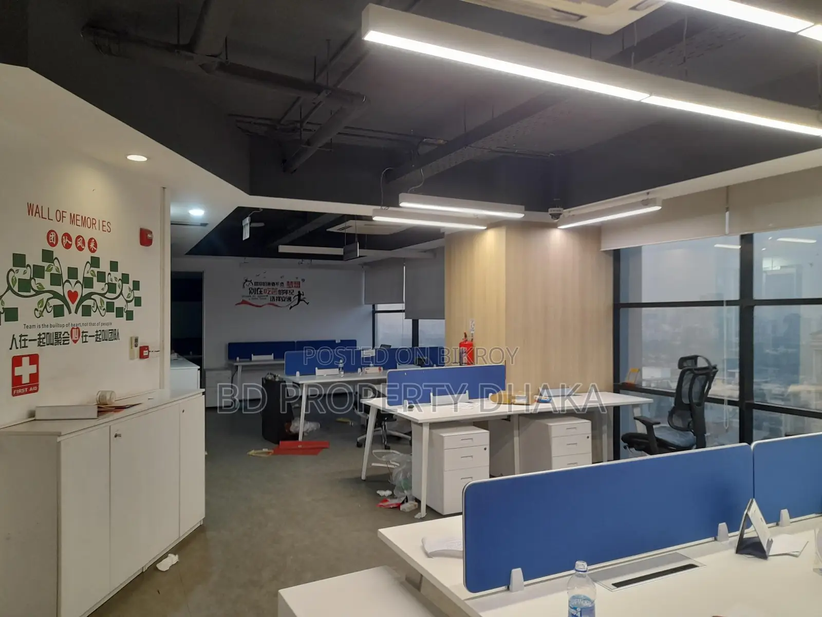 6070 Sqft Open Semi Furnished Commercial Space Rent In Gulshan Avenue