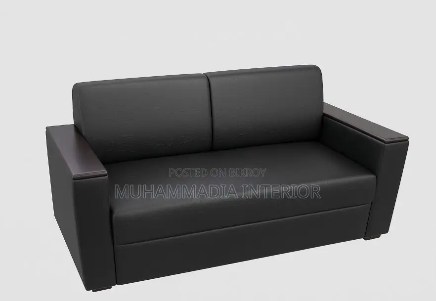 2 SEAT ARTIFICIAL REXIN SOFA (MID- 020)