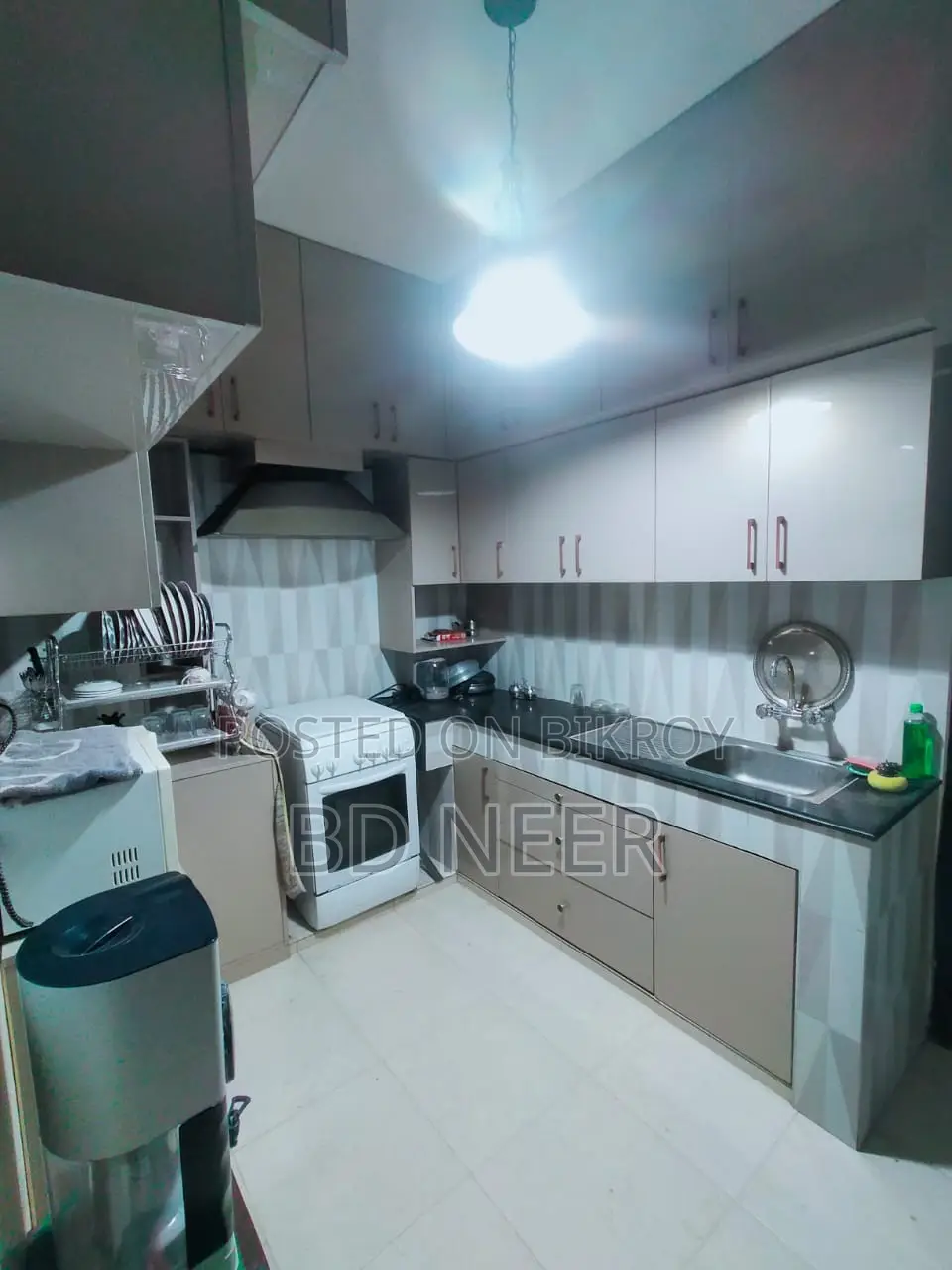 Short Term & Long Furnished 3-Bed Flat Rent in Gulshan-2