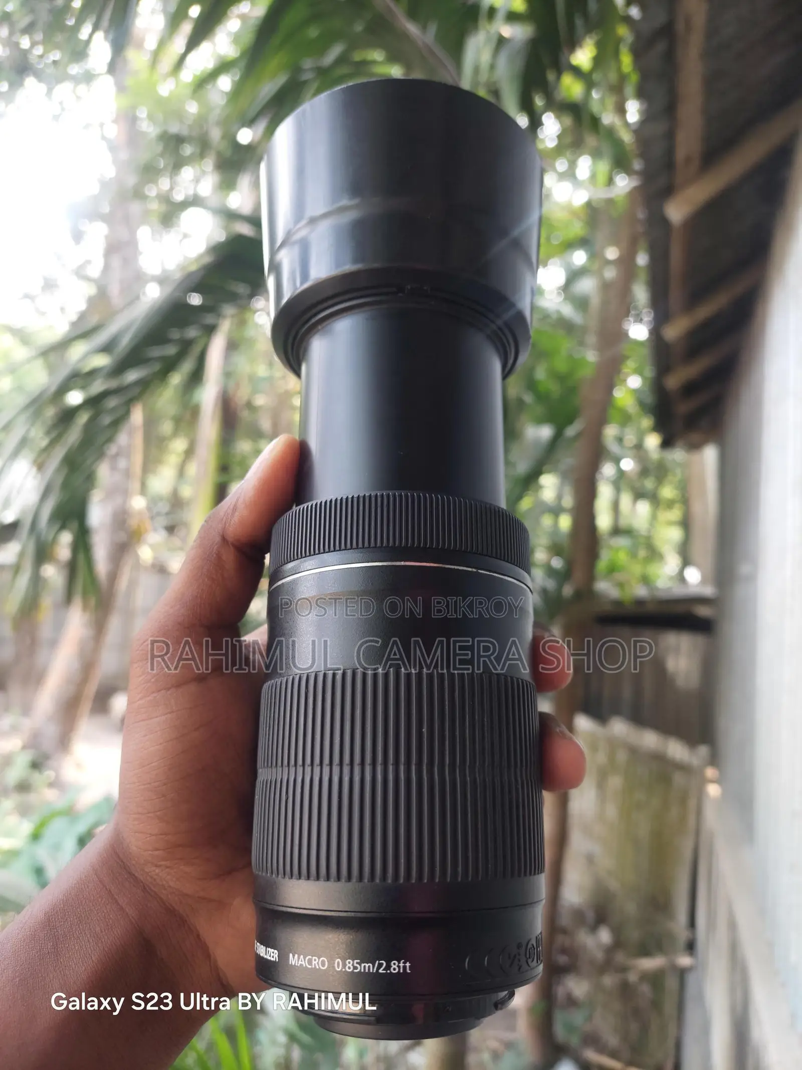 Canon 55-250 STM Zoom lens