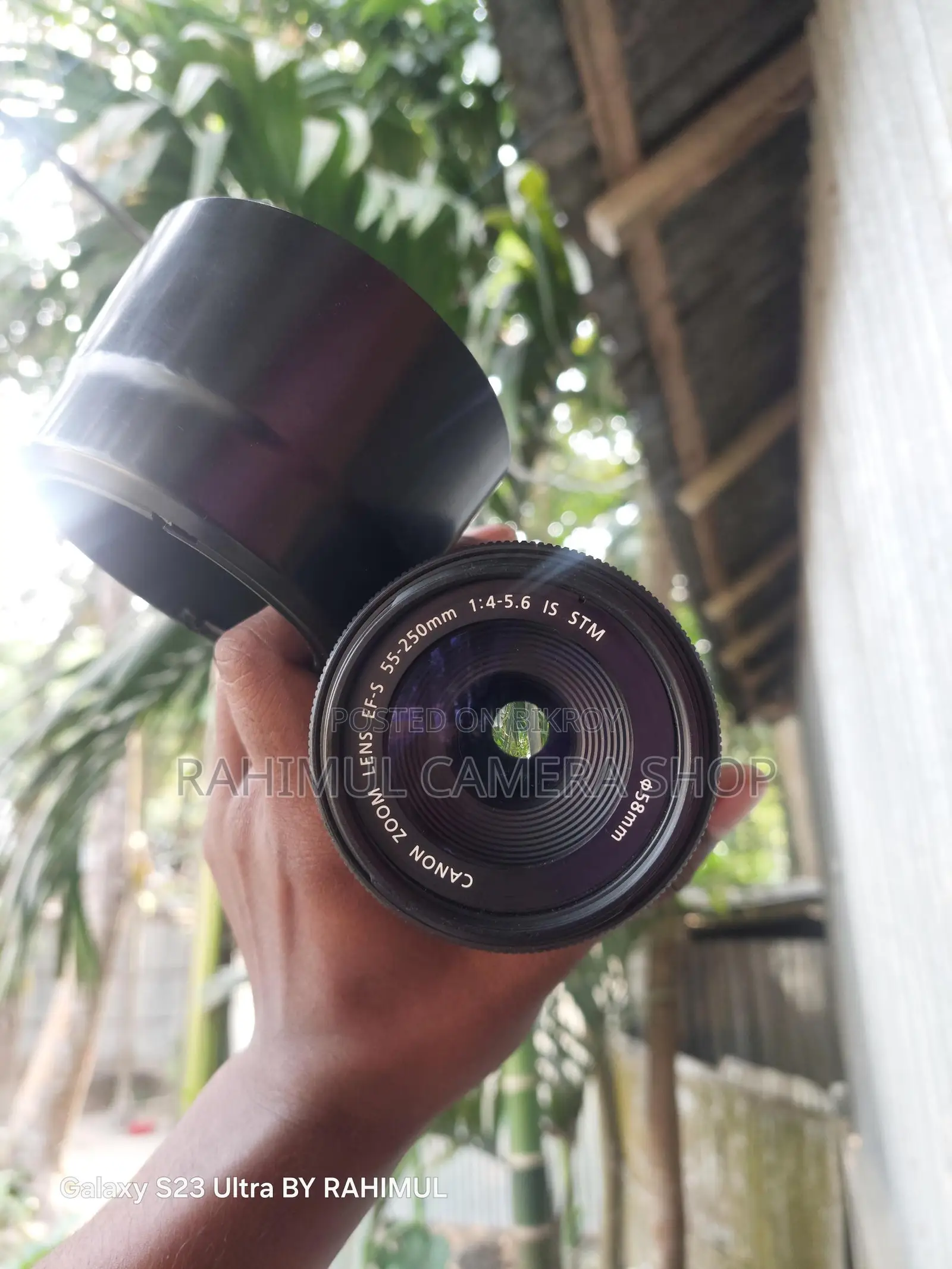 Canon 55-250 STM Zoom lens