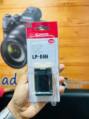 ক্যানন এলপি-ই৬ ব্যাটারি ৬০ডি, ৭০ডি, ৮০ডি এর জন্য