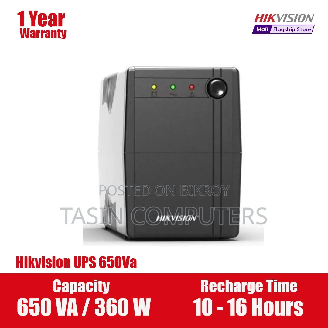 Hikvision 650va অফলাইন UPS