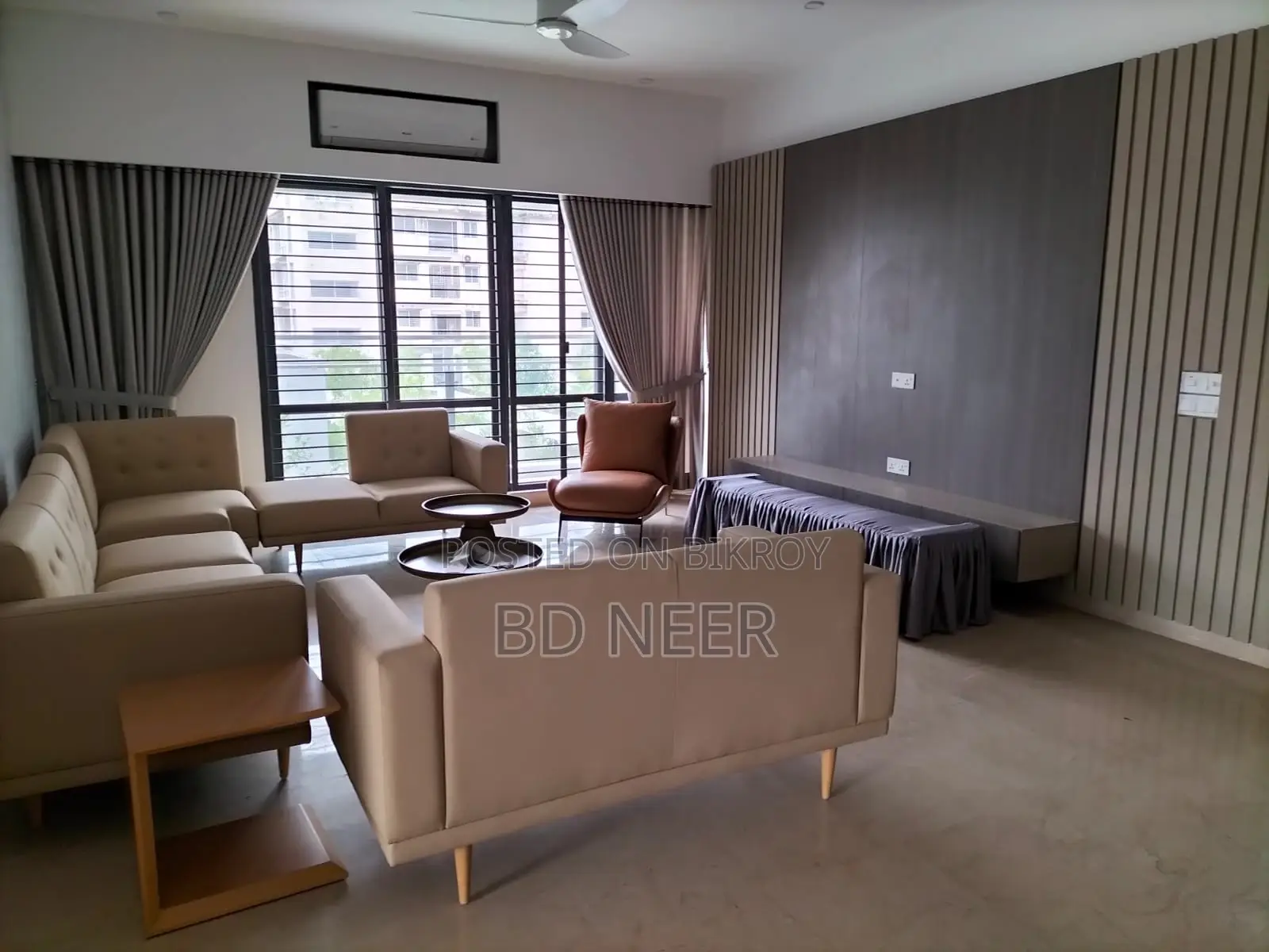 Fully Furnished 4-Bedroom Flat Rent in Baridhara Diplomatic Area