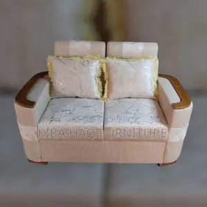 Teak Wood 6-Arm Sofa 2-Seater