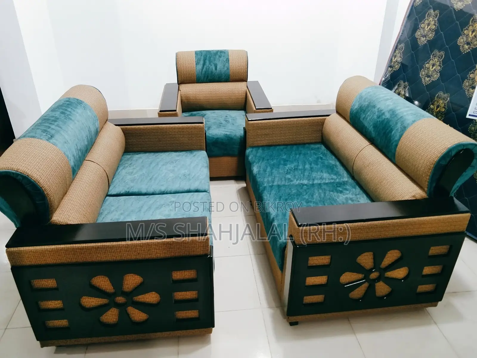 Sofa Set Jhali Box 2+2+1