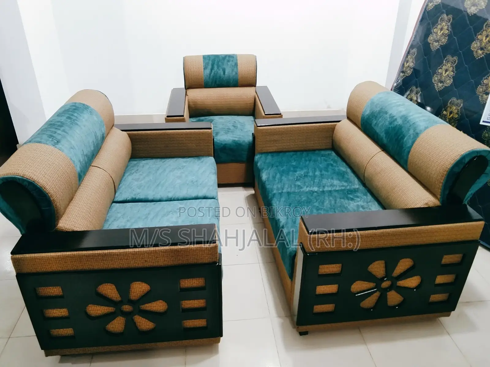 Sofa Set Jhali Box 2+2+1
