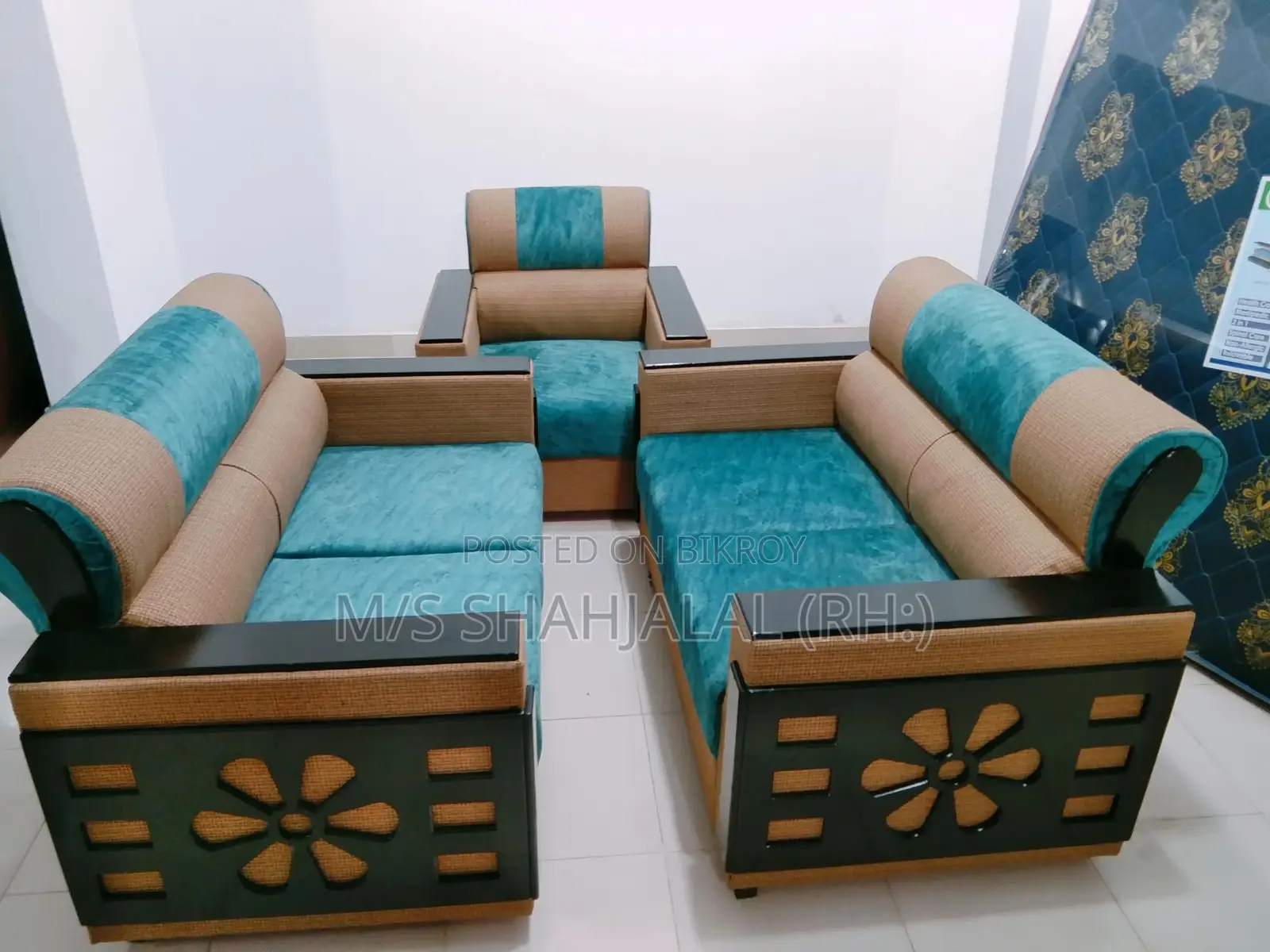 Sofa Set Jhali Box 2+2+1