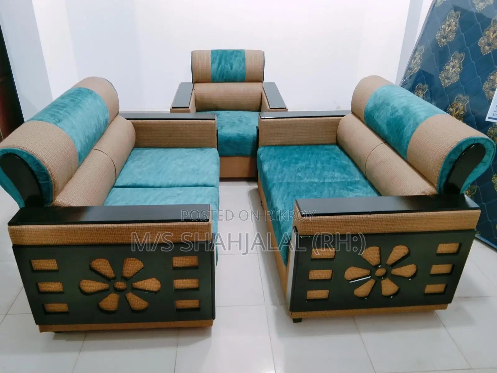 Sofa Set Jhali Box 2+2+1