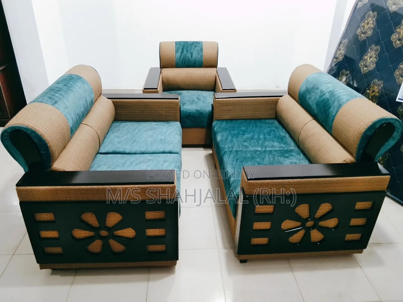 Sofa Set Jhali Box 2+2+1