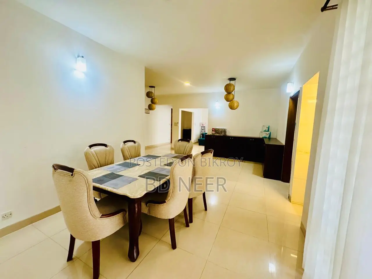 Furnished 3 Bedroom Flat Rent in Gulshan-1
