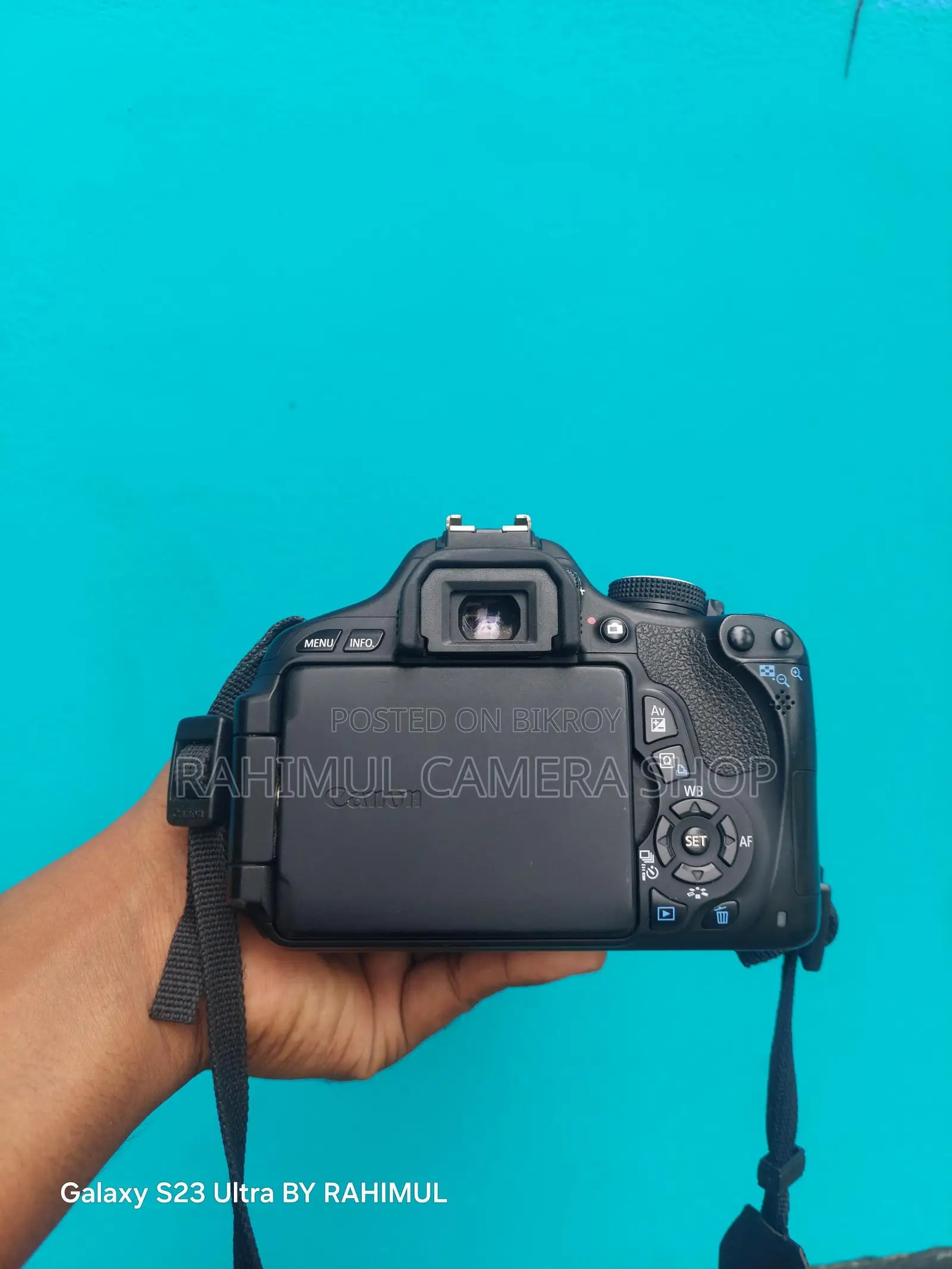 Canon 600D with 75-300 Zoom lens fresh condition 001.