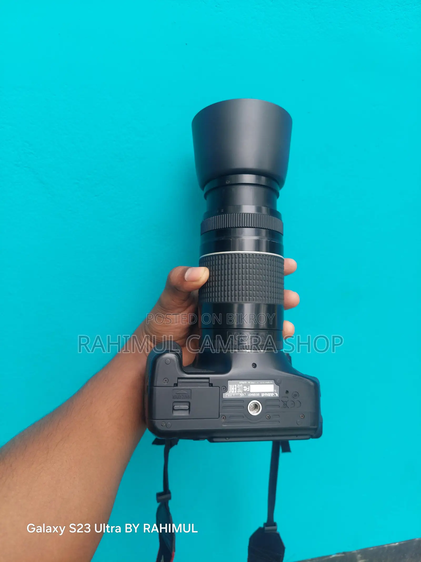 Canon 600D with 75-300 Zoom lens fresh condition 001.