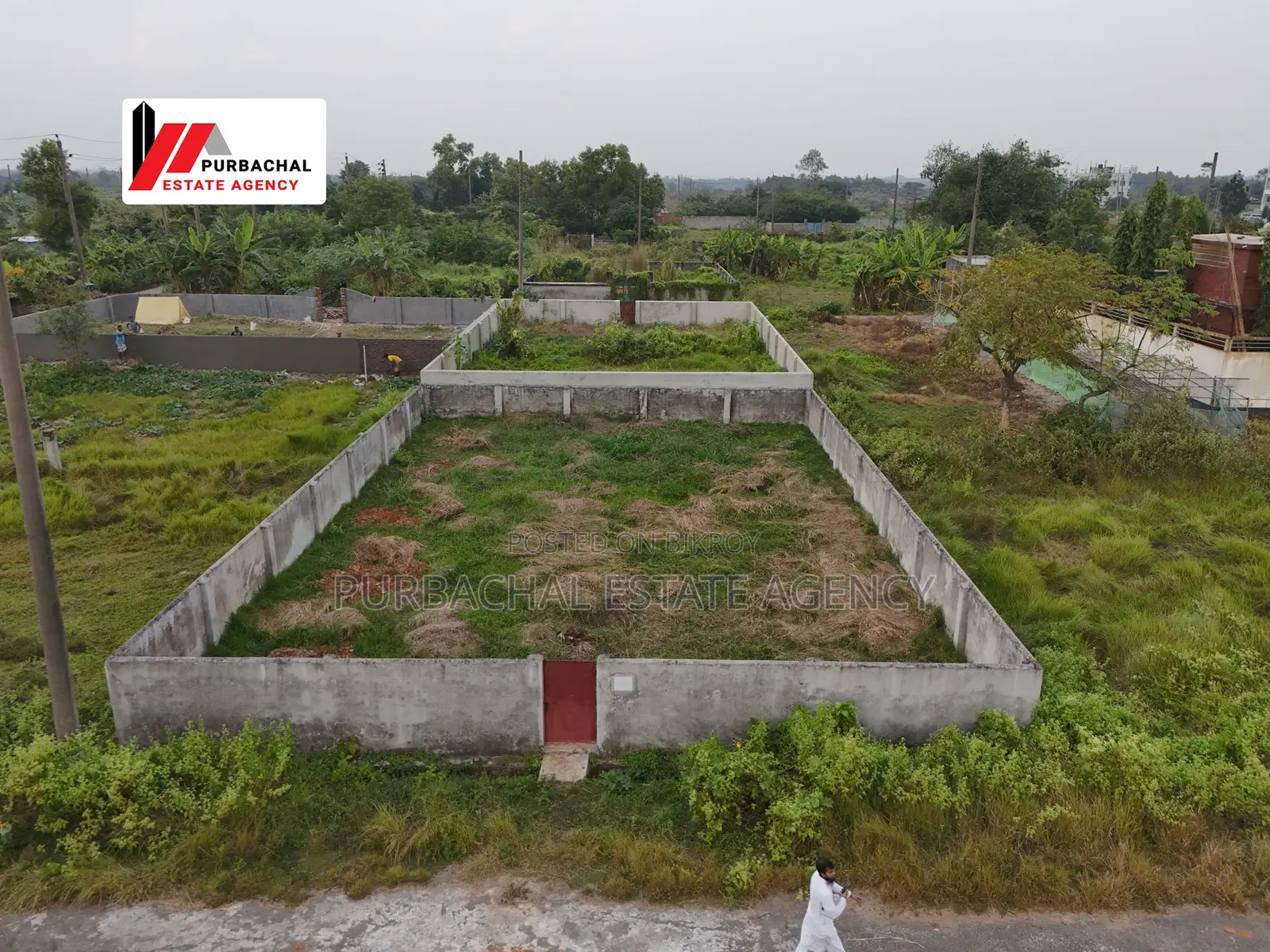 Corner 10 Katha river view plot in Sec#26, Road# 201.