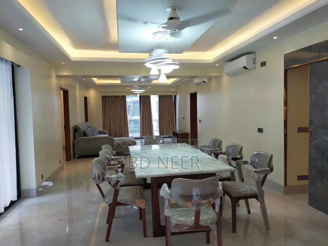 Exclusive Full Furnished 4-Bed Flat For Rent